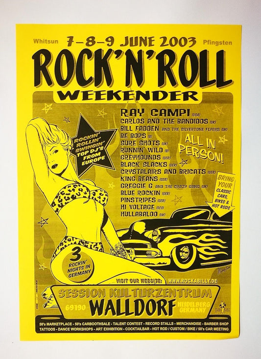 Poster - Walldorf Weekender 2003_gelb