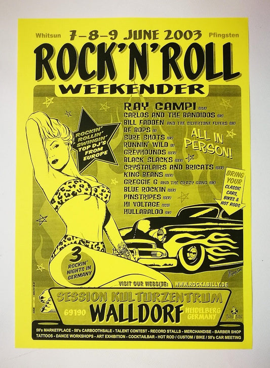 Poster - Walldorf Weekender 2003_hellgelb