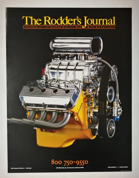 Poster - The Rodder's Journal - yellow block