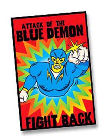 Poster - Attack Of The Blue Demon - Fight Back