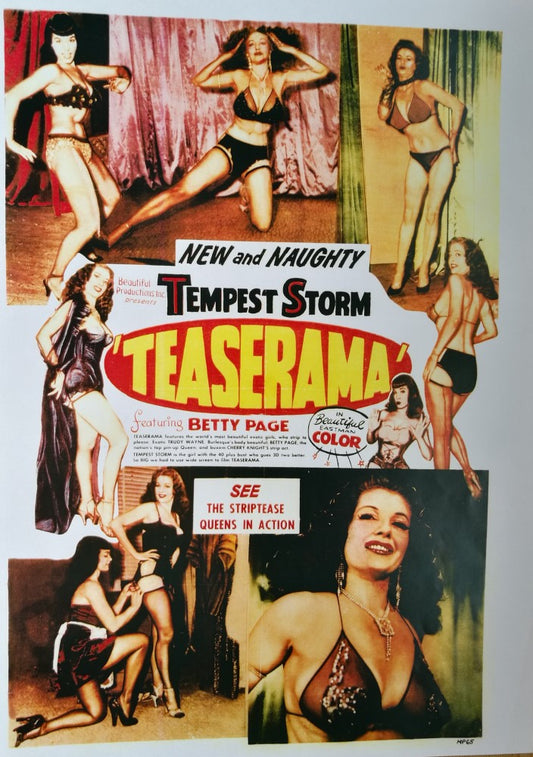 Poster DIN A3 - Tempest Storm Teaserama