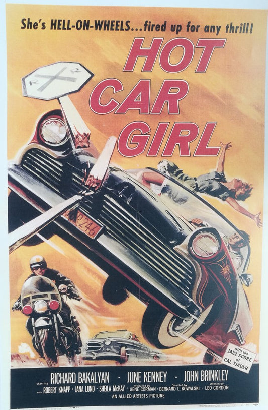 Poster DIN A3 - Hot Car Girl