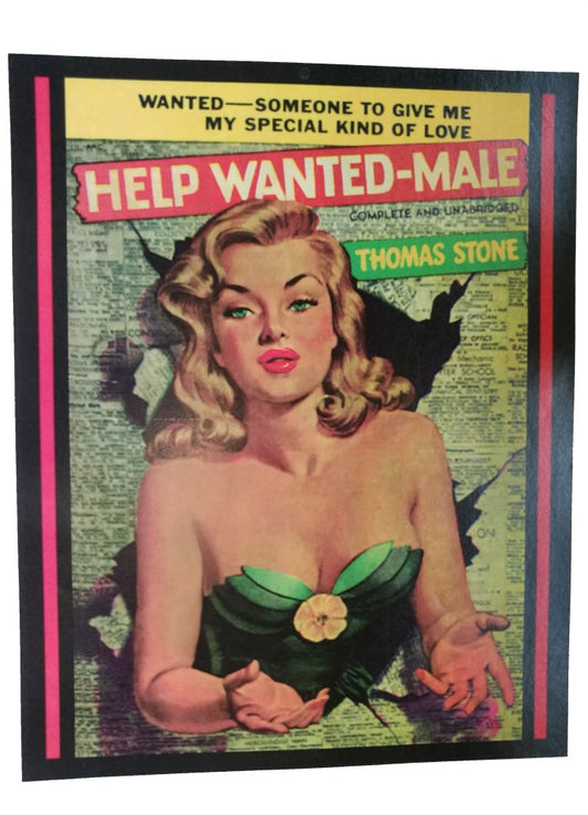 Poster DIN A3 - Help Wanted-Male