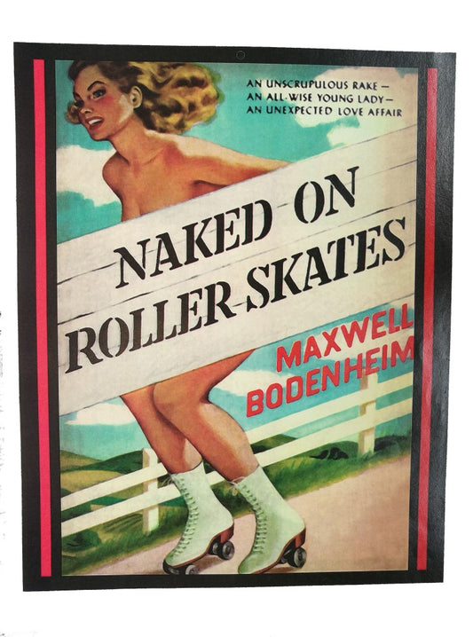 Poster DIN A3 - Naked On Roller Skates