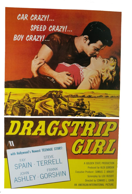 Poster DIN A3 - Dragstrip Girl