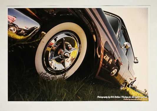 Poster - Car (weißer Reifen) - Dirk Behlau