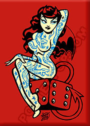 Vince Ray Fridge Magnets - Lucky Tattoo