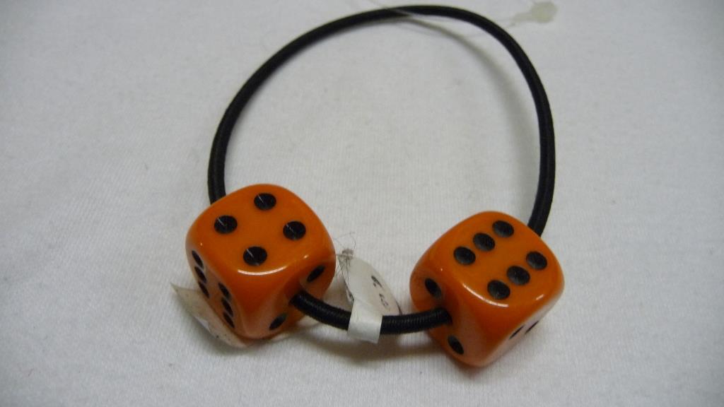 Haarband Würfel - orange