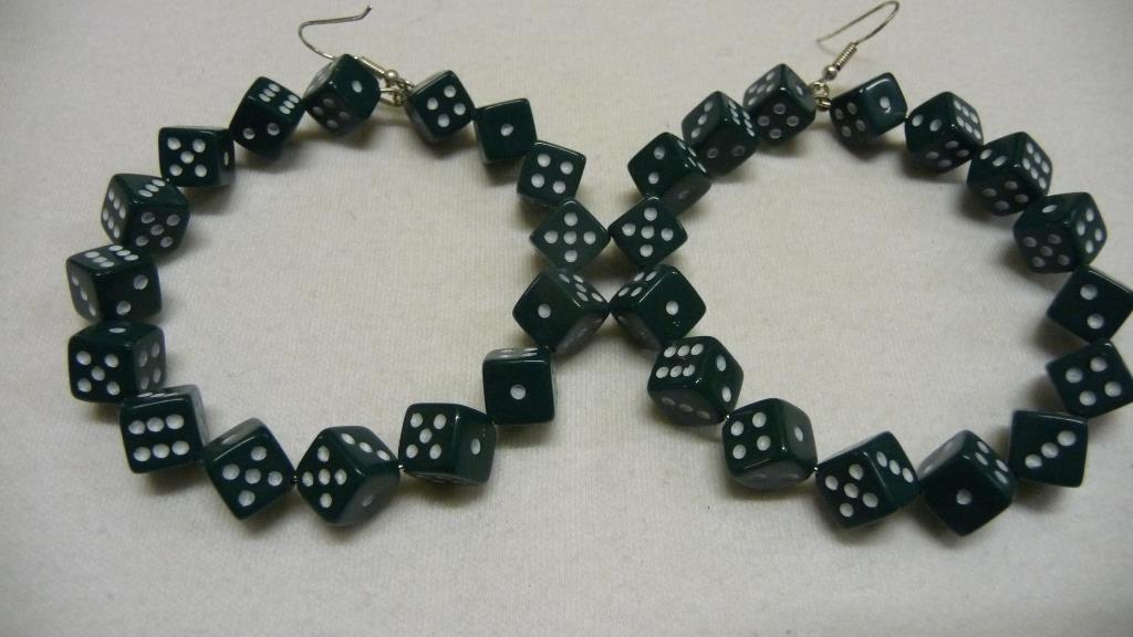 Ohrhänger - Creolen - grün