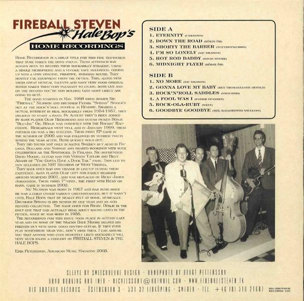 10inch - Fireball Steven & Hale Bops - Home Recordings