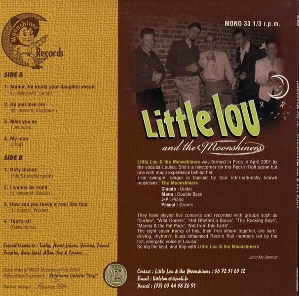 10inch - Little Lou & The Moonshiners - In The Moonlight