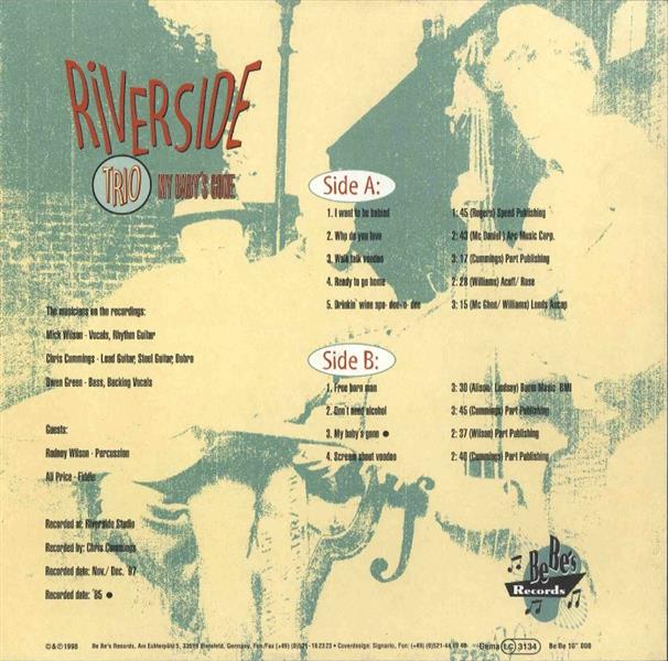 10inch - Riverside Trio - My Baby's Gone