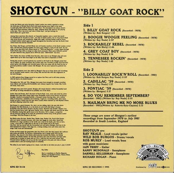 10inch - Shotgun - Billy Goat Rock