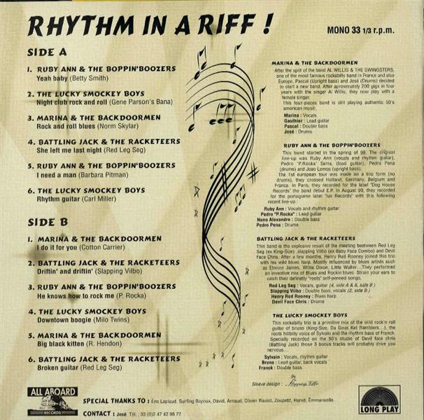 10inch - VA - All Abroad Records Pres. Rhythm In A Riff
