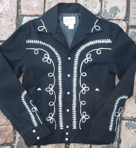 Vintage Gaberdine Jacket Men black