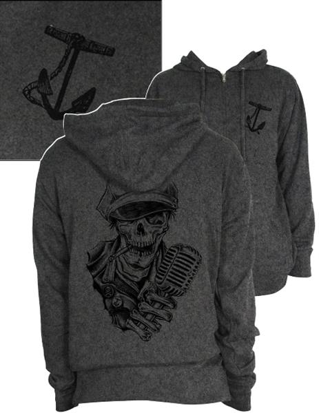 Girl Hoodie Steady - Taxi Zip Hoodie, Grau