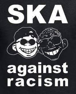 Girl-Shirt - Busters - Ska Against Racism, schwarz 3-teilig