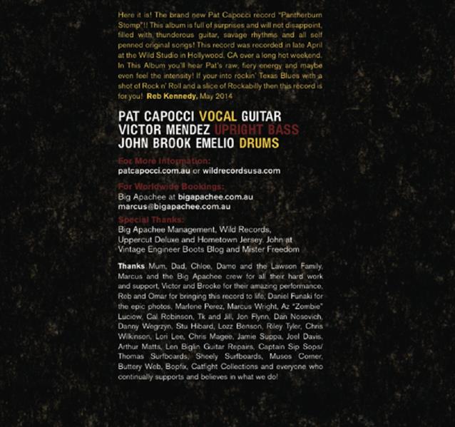 CD - Pat Capocci - Pantherburn Stomp