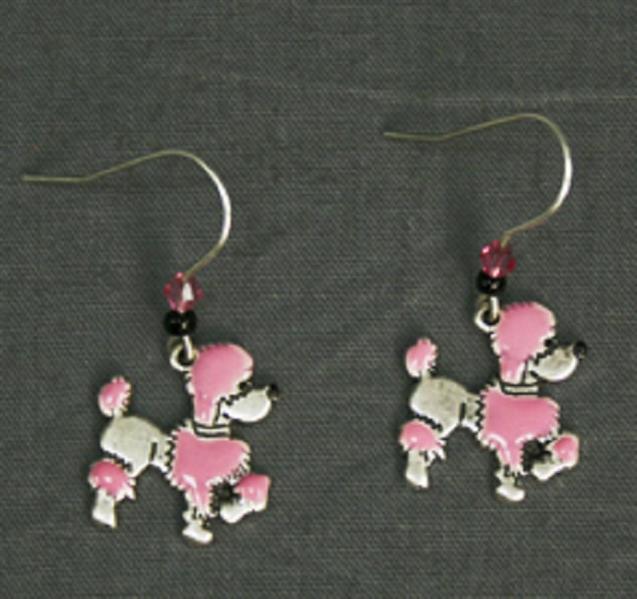 Ohrringe - Pink Poodles