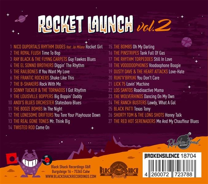CD - VA - Black Shack Recordings - Rocket Launch Vol.2