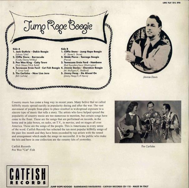 10inch - VA - Jump Rope Boogie / Barndance Favorites