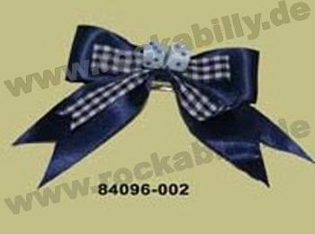 Haarschleife blau mit 2 Würfeln