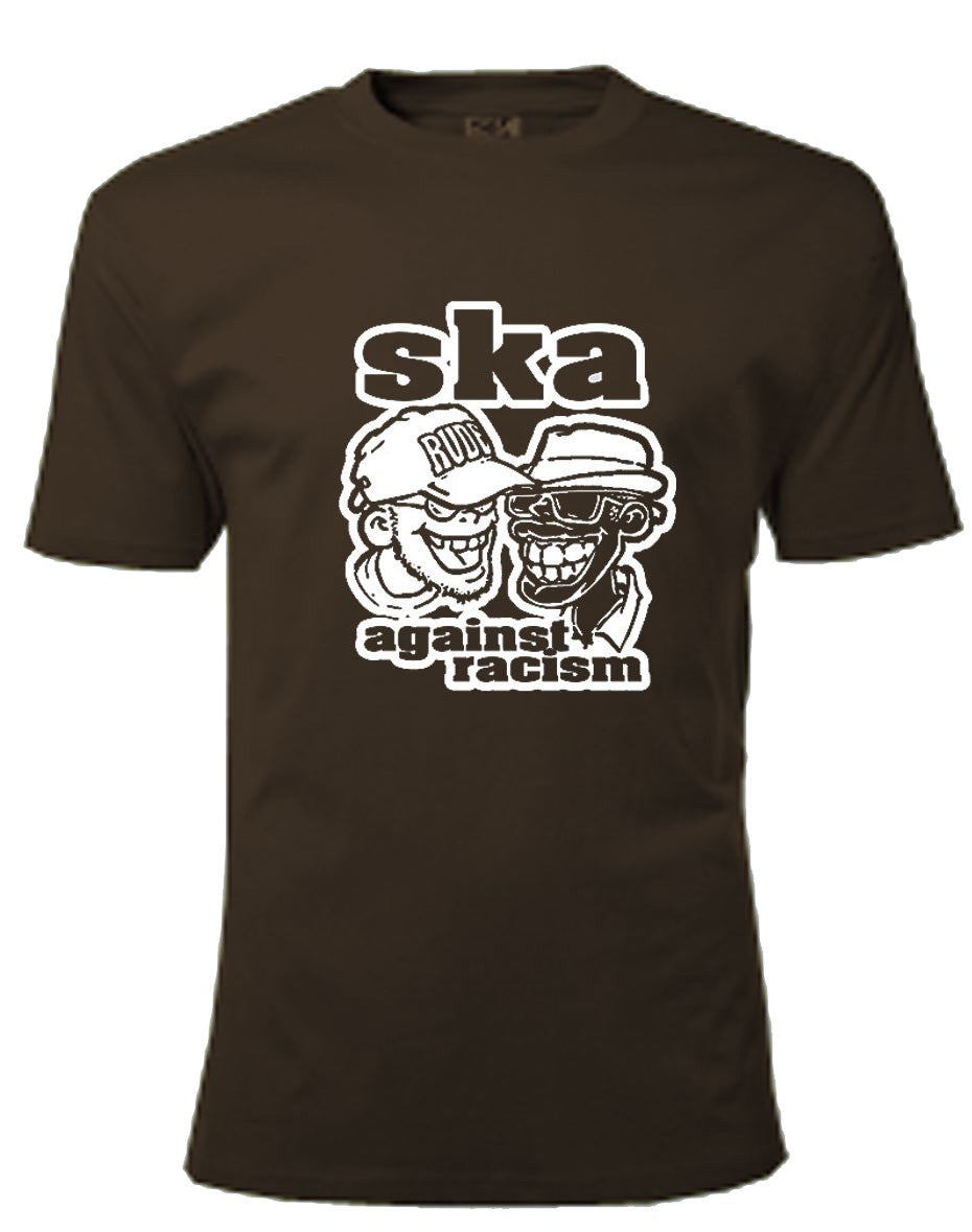 T-Shirt - Busters - SKA AGAINST RACISM, brown