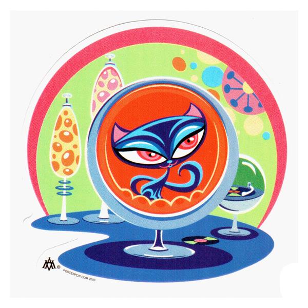 Aaron Marshall Aufkleber - Leisure Puss