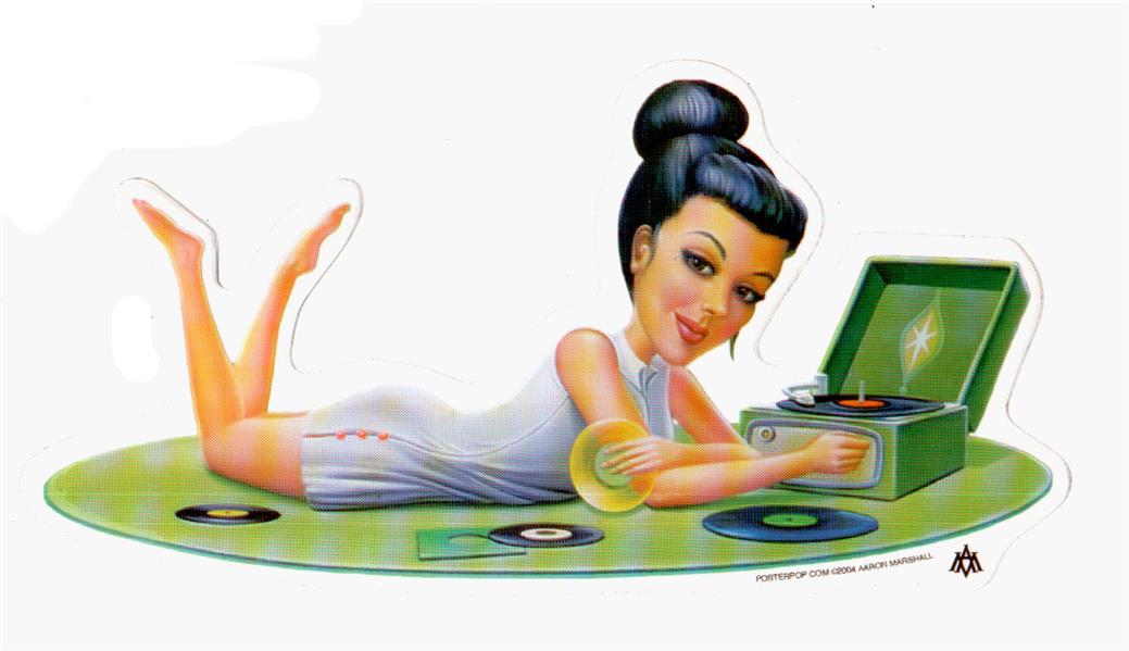 Aaron Marshall Aufkleber - Leisure Girl