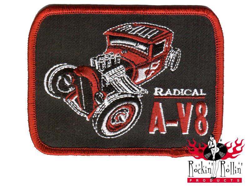 King Kerosin Aufnäher - A V8