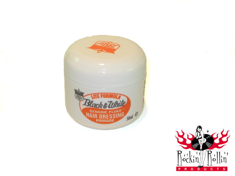 Pomade - Black & White Hairdress Lite (50ml)