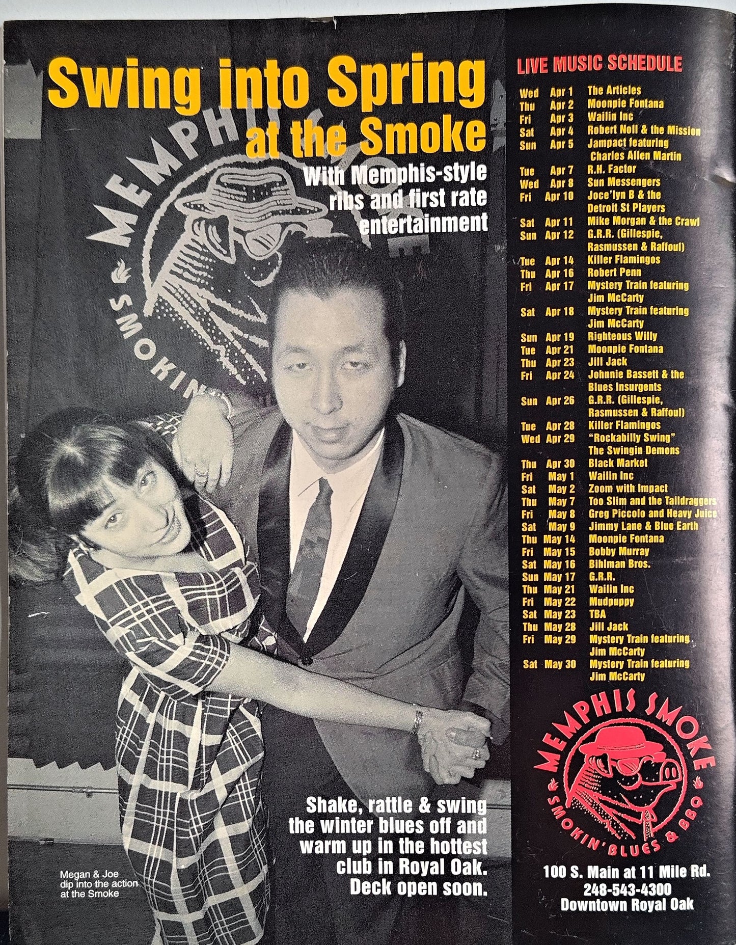 Magazin - Vintage April 1998 Big City Blues Magazine - Beauty & The Blues / Bonnie Raitt / Narcia Ball