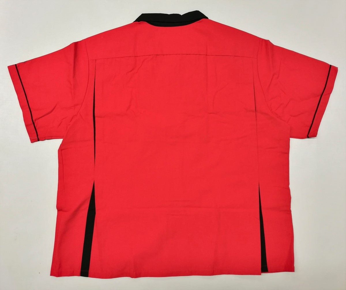 Bowlingshirt - Classic Bowler rot-schwarz