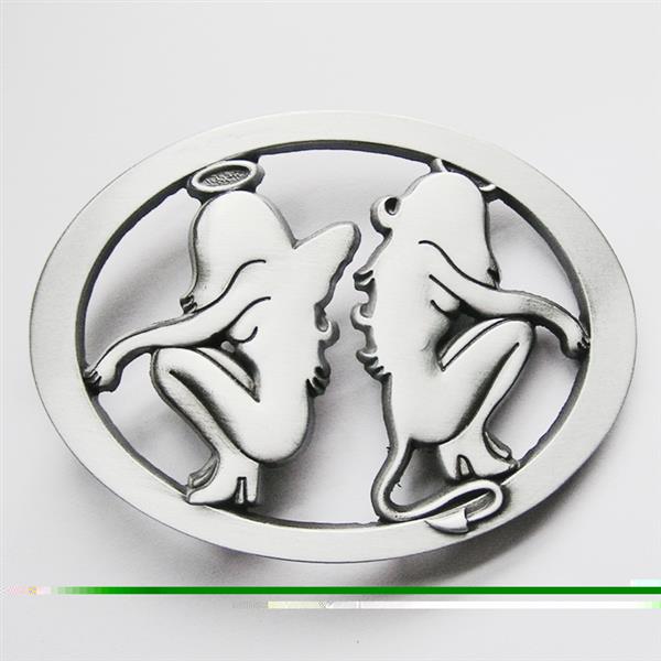 Gürtelschnalle - Angel Girl Devil Girl