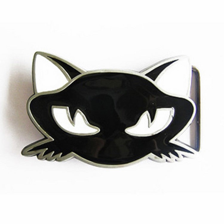Gürtelschnalle - Black Pink Kitty Cat