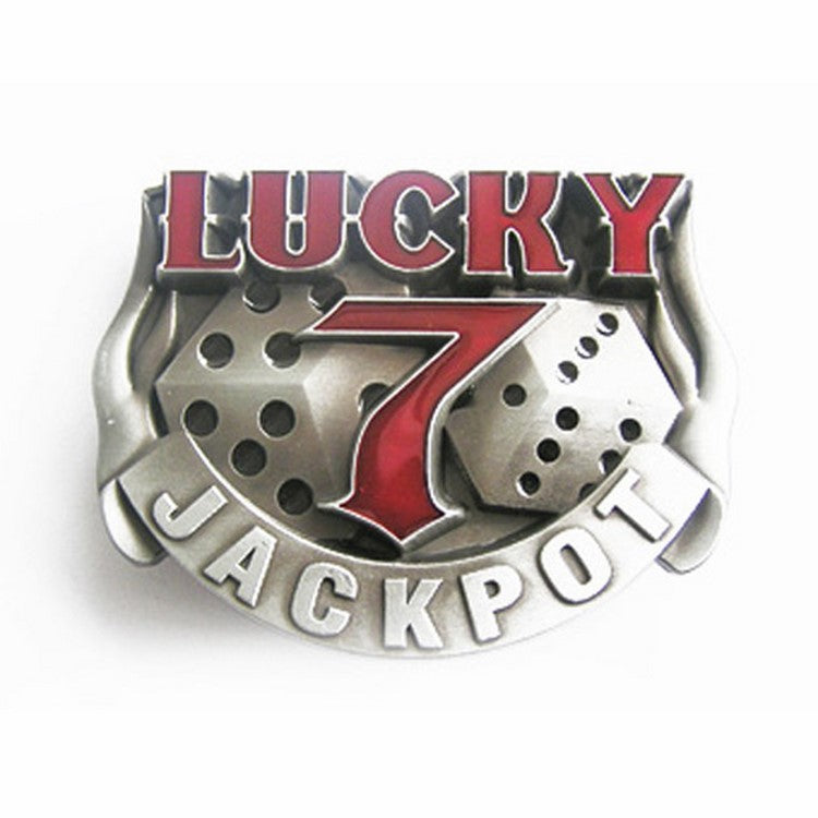 Gürtelschnalle - Lucky 7 Gamble Dice