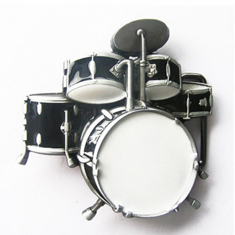 Gürtelschnalle - Drum Kit Black