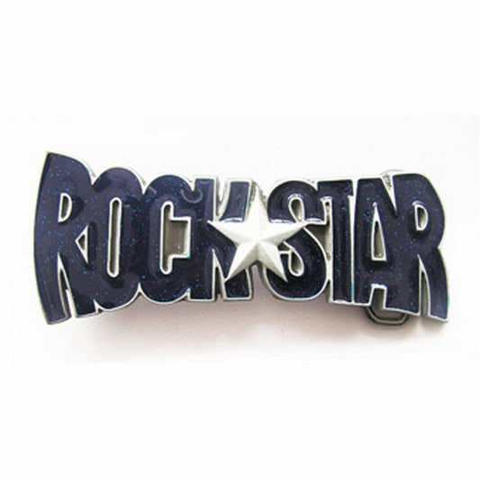 Gürtelschnalle - Rock Star Blue