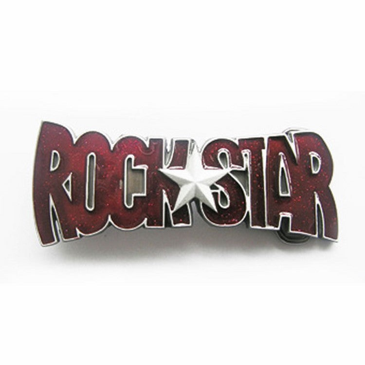 Gürtelschnalle - Rock Star Red