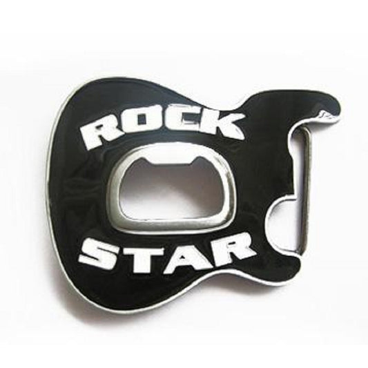 Gürtelschnalle - Rock Star Guitar Black
