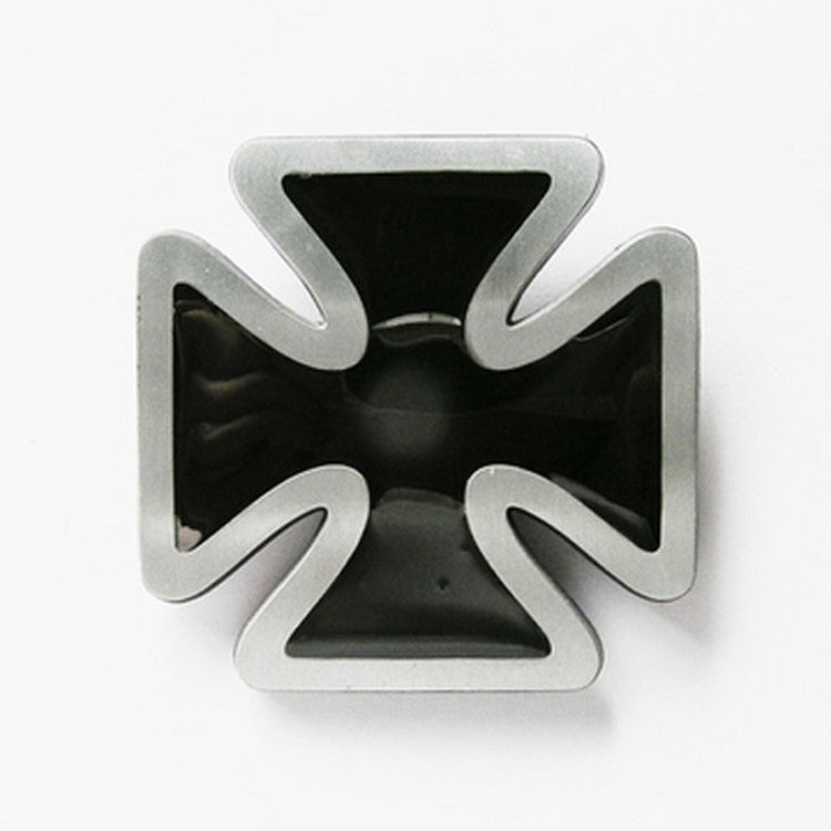 Gürtelschnalle - Iron Cross Enamel Belt Buckle - Black