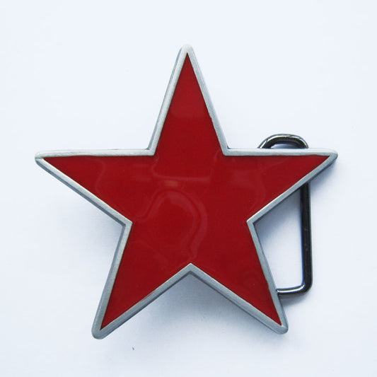 Gürtelschnalle - Star Red
