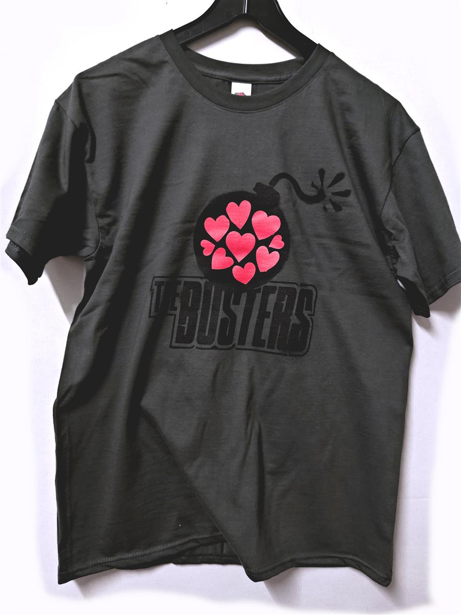 T-Shirt - Busters - Love Bombs - Light Graphite