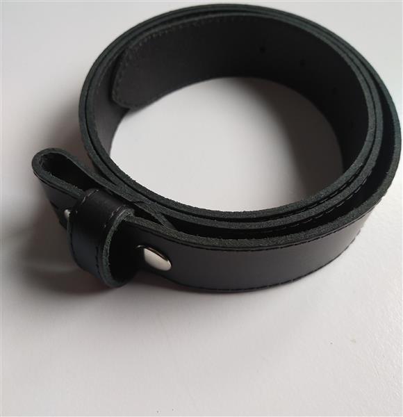 Gürtel ohne Schnalle - Schwarz