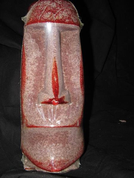 Kerze - Tiki, Leichte Schäden