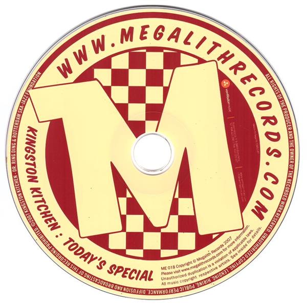 CD - Kingston Kitchen - Today's Special