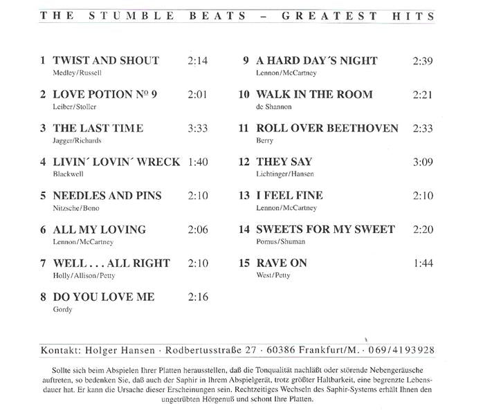 CD - Stumble Beats - Greatest Hits