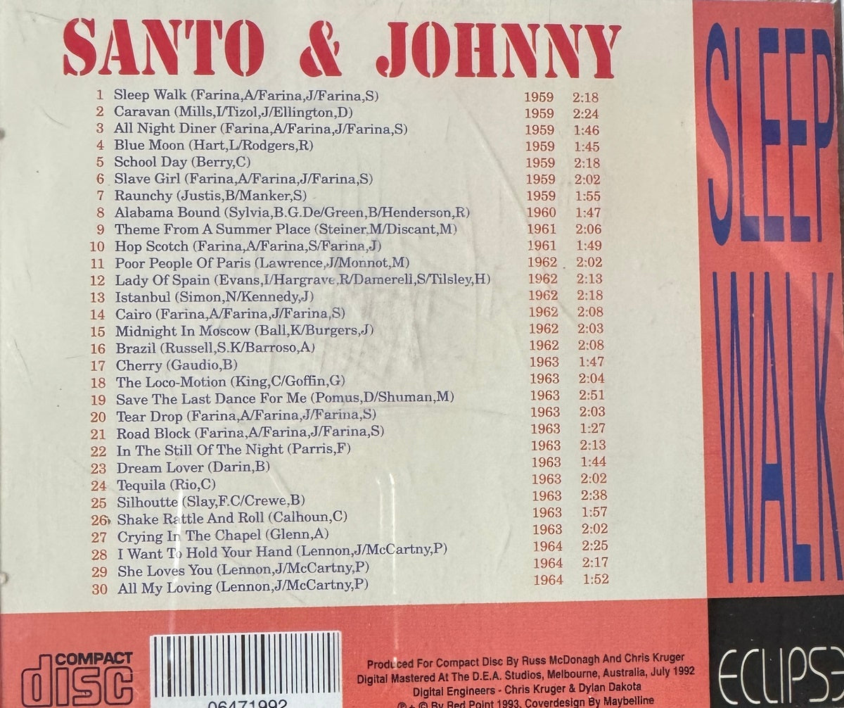 CD - Santo & Johnny - Sleep Walk