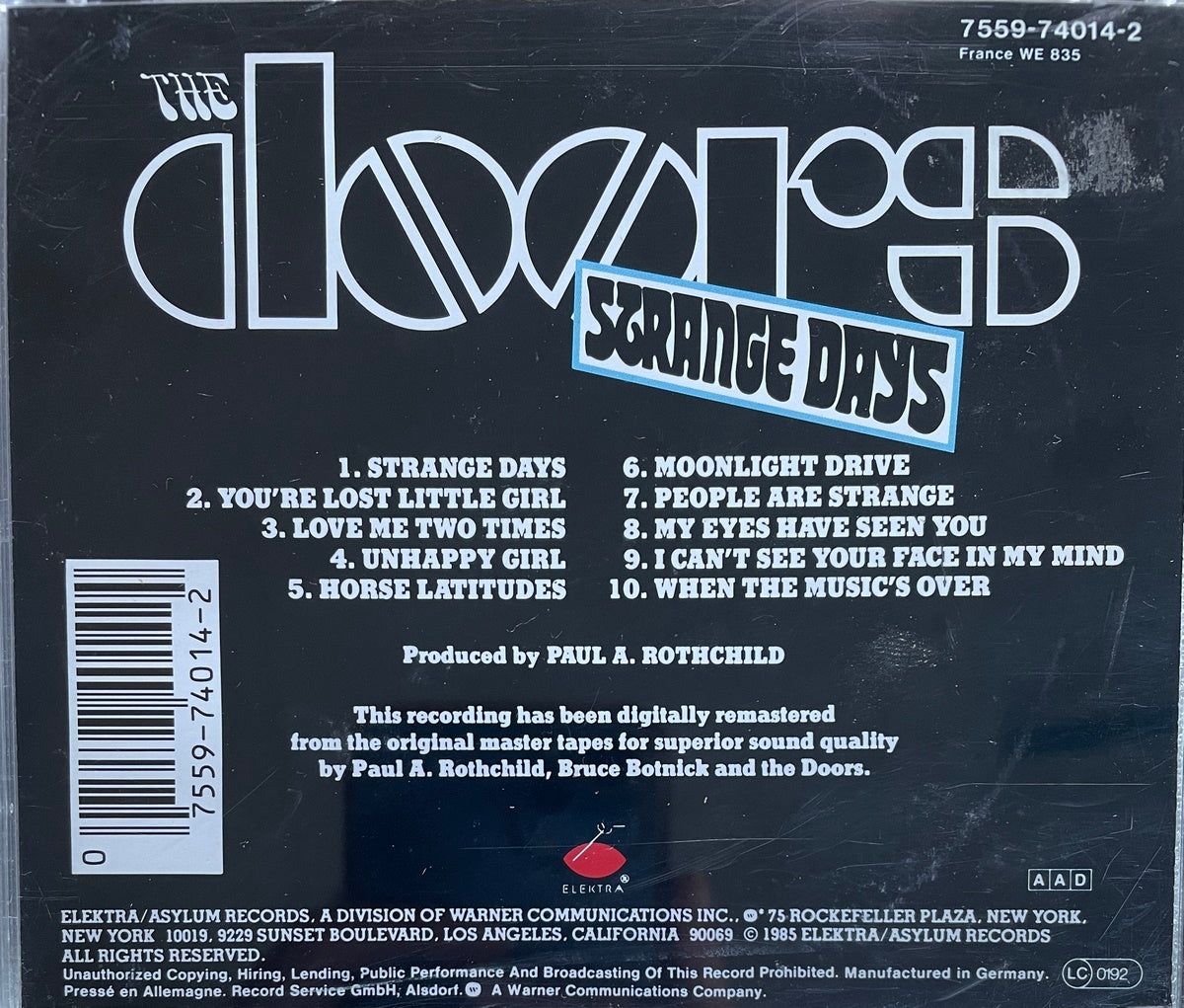 CD - Doors - Strange Days