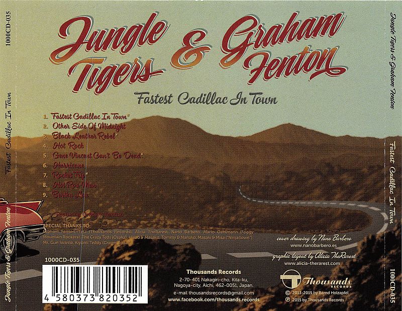 CD - Jungle Tigers & Graham Fenton - Fastest Cadillac In Town